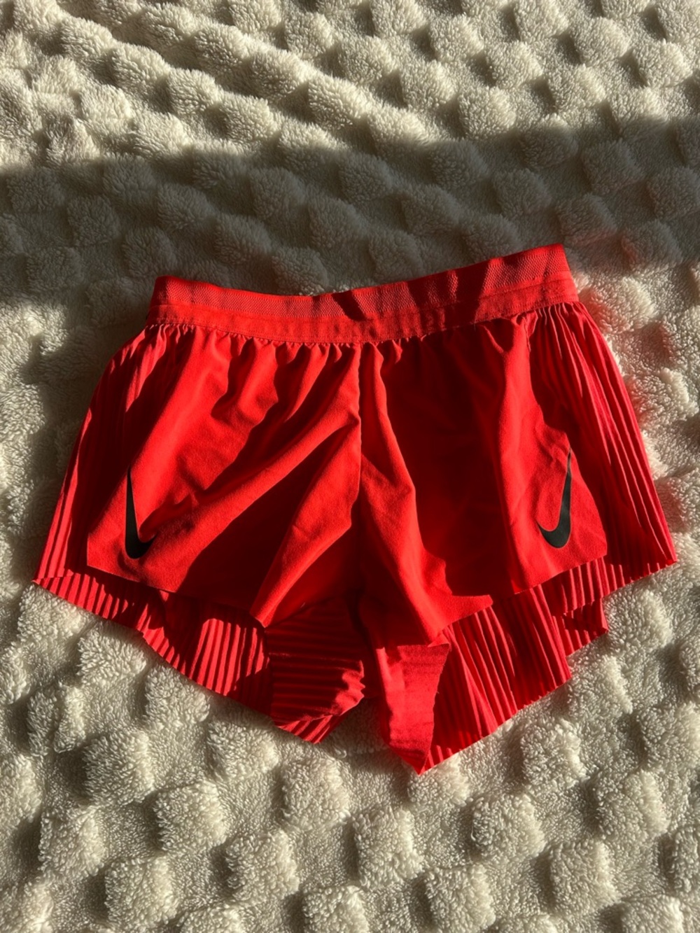 Red Nike Aeroswift Shorts